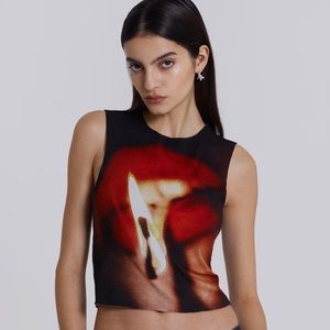 Jaded London Motion Slinky Tank Top